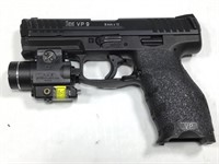 H&K VP9 9mm Auto Pistol w Light/Laser Combo