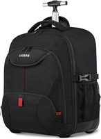 17.3inch Rolling Backpack for Men Women, Carry