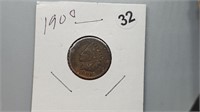 1900 Indian Head Cent rd1032