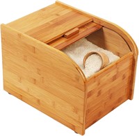 Wooden Rice Container 5-15KG  Sealed Kitchen