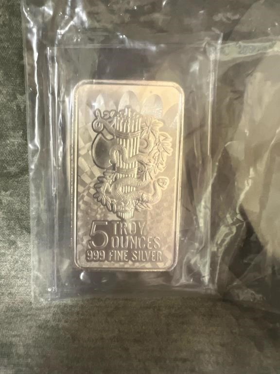 5 ounce silver bar