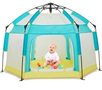 Baby Playpen with Canopy, Portable Baby Beach