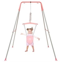 FUNLIO Baby Jumper with Stand for 6-24 Months,