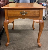 Oak Kincaid Single Drawer End Table