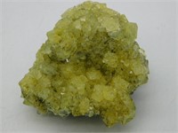 YELLOW ALUM CLUSTER ROCK STONE LAPIDARY SPECIMEN