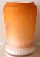 Antique Satin Case glass vase