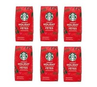 6 PCS OF 283G STARBUCK HOLIDAY BLEND COFFEE BEST