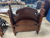 Pair of Mahogany Twin Beds