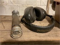 Winchester Flashlight and ear muffs