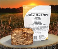 African Black Soap, 1lb, 100% Pure and