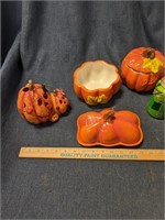 Lot of Halloween Jars, Pumpkin Décor