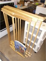 Large Wooden Fold Out Clothes Dryer