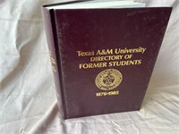 Texas A&M Directory of Former Students 1876-1985