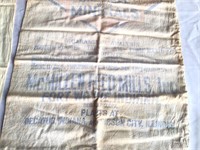 Advertising Feed and Salt Bags