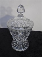 Footed Crystal Candy Dish 10" with Lid