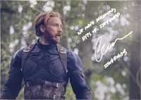 Autograph COA Captain America Photo