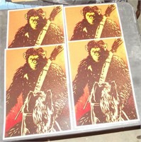 4 Planet of The Apes Triple Feature Posters