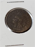 1880 Indian Head penny