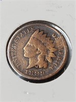 1889 Indian Head penny