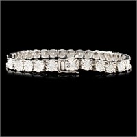 0.96ctw Diamond Bracelet in 14K Gold