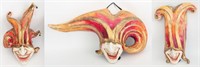 Venetian Painted Papier Mache Carnival Masks, 4