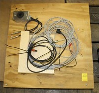 Plywood Component Mount with Wires
