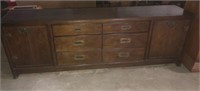24 inch tall and 72 inch wide credenza