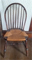 Bow-Back Chair w/Rush Seat