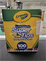 100ct crayola super tips washable markers