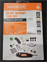 80pc warrior rotary tool kit (display area)