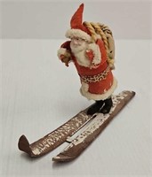 Antique Japan 5" Paper Mache Santa Claus