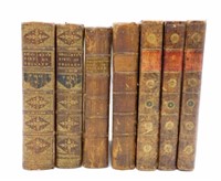 18th and 19th Century Leather Bound Books.