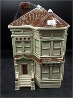 Vintage Otagiri Victorian House Cookie Jar Japan