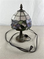 Small Tiffany style stained glass lamp,