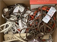 BANKERS BOX OF POWER CORDS & MORE