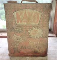 Vintage Kayo Motor oil can