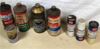 vintage Oil & fluid cans