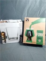 Perfect for the Patio B Cups "Funk" Beer Set of 4