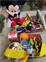 Two boxes of toys Mickey Mouse