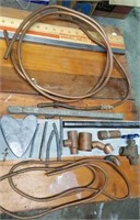 Copper, lead, steel, brass, metal items