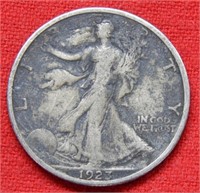 1923 S Walking Liberty Silver Half Dollar