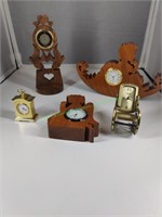 Assorted Small Clocks