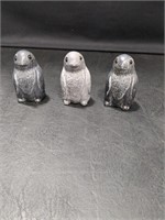 Wolf Original Soapstone Penguin Sculptures