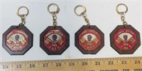 4 Vintage Nascar Keychains