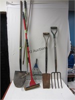 Lot Of Garden & Cleaning Tools