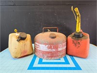 gas cans one metal