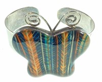 Antonio Pineda Sterling Silver Butterfly Cuff