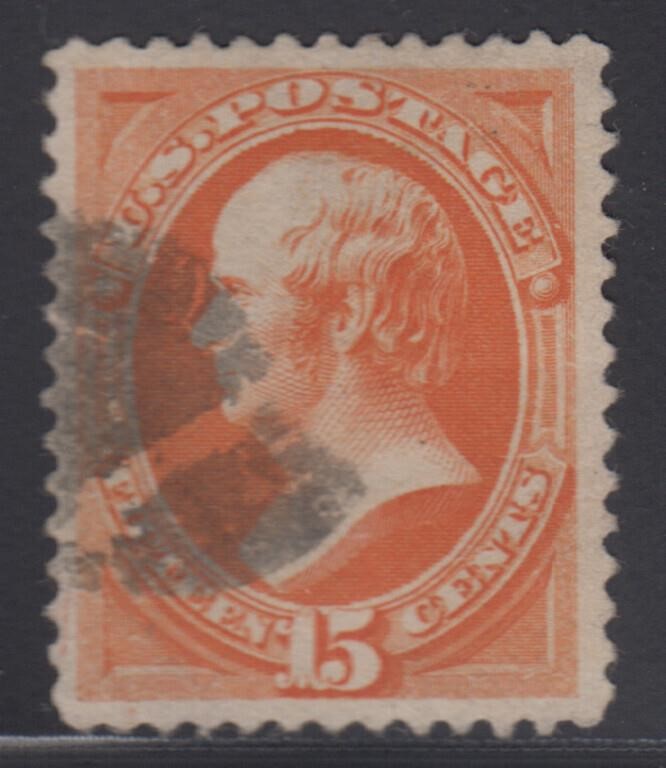 US Stamps #189 American Bank Note 15 Cent, used, v