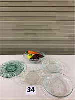 Assorted Fruit Pattern Glassware