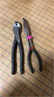 Wire, strippers and needle nose, pliers